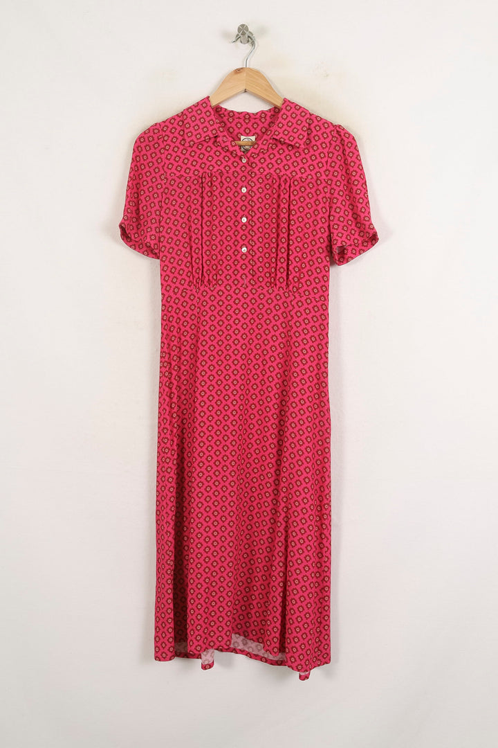 Robe Midi Rose - Taille S/36 de la marque Ines de la Fressange Paris | PARAD76721 - Vendu par Paradigme - Image 2