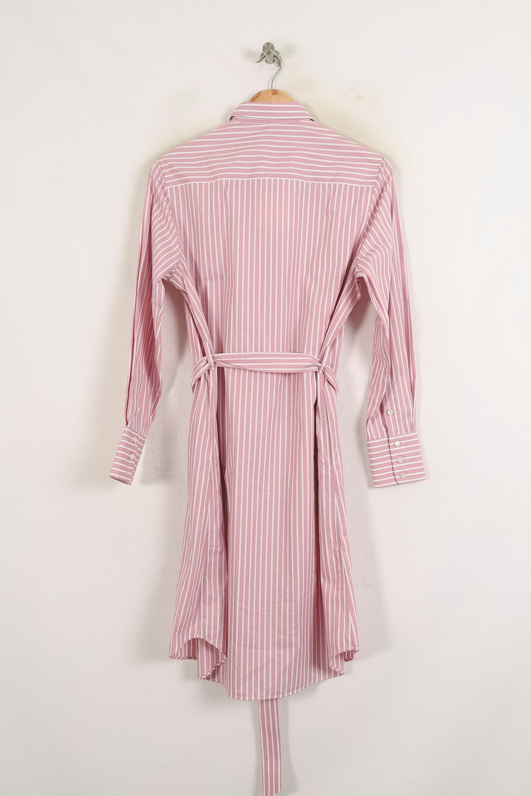 Robe Chemise Rose et Blanche - Taille S/36 de la marque Ines de la Fressange Paris | PARAD76722 - Vendu par Paradigme - Image 4