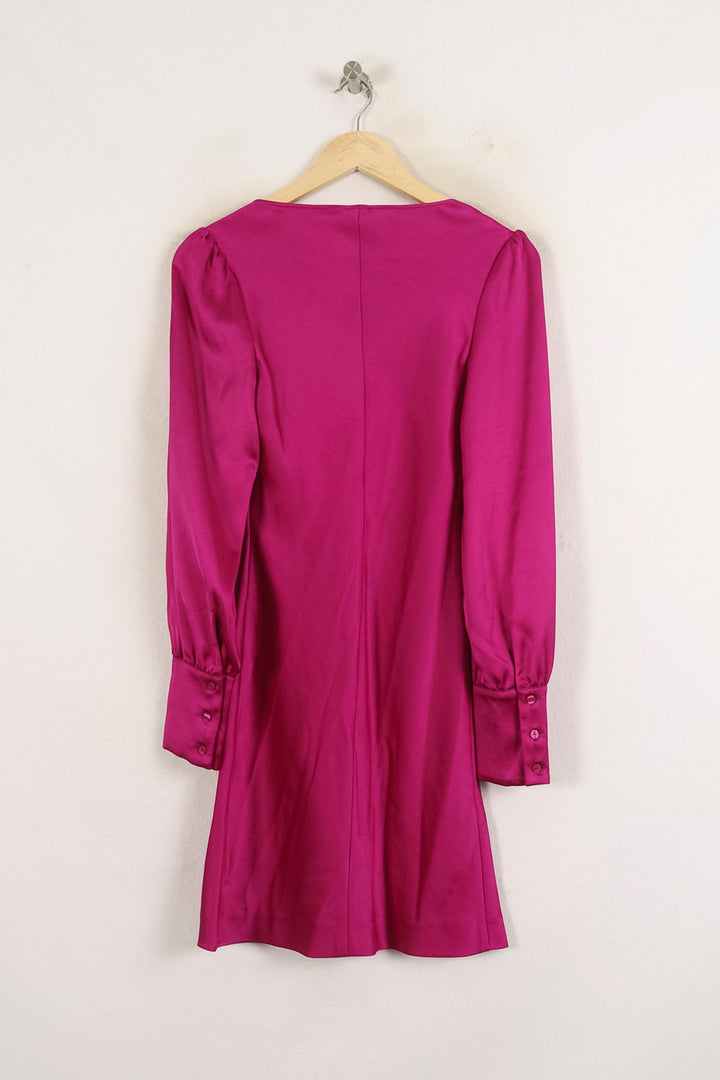 Robe Droite Violette - Taille S/36 de la marque Ines de la Fressange Paris | PARAD76726 - Vendu par Paradigme - Image 4