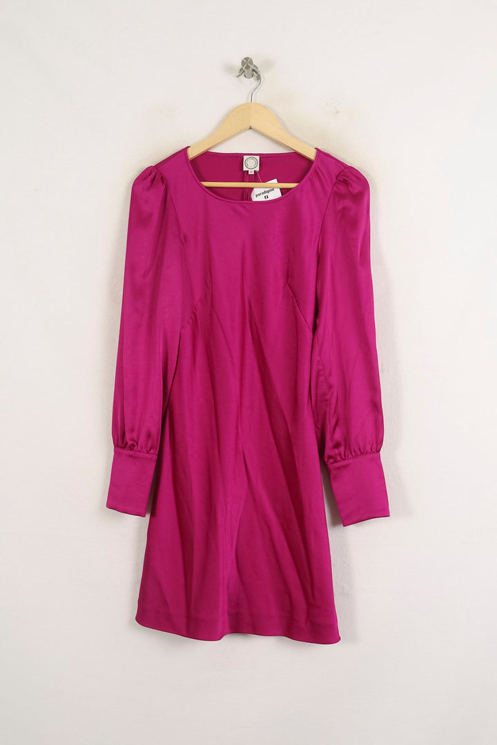 Robe Droite Violette - Taille S/36 de la marque Ines de la Fressange Paris | PARAD76726 - Vendu par Paradigme - Image 2