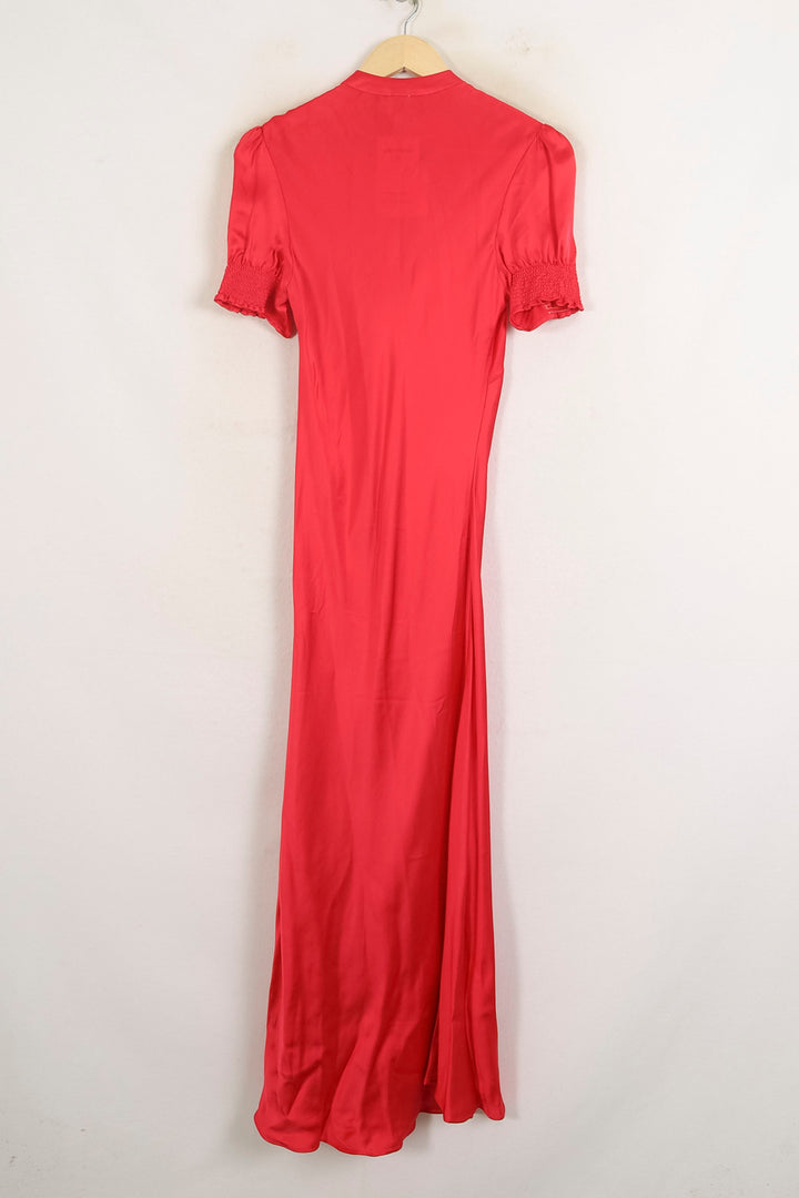 Robe Longue Rouge - Taille S/36 de la marque Ines de la Fressange Paris | PARAD76728 - Vendu par Paradigme - Image 4