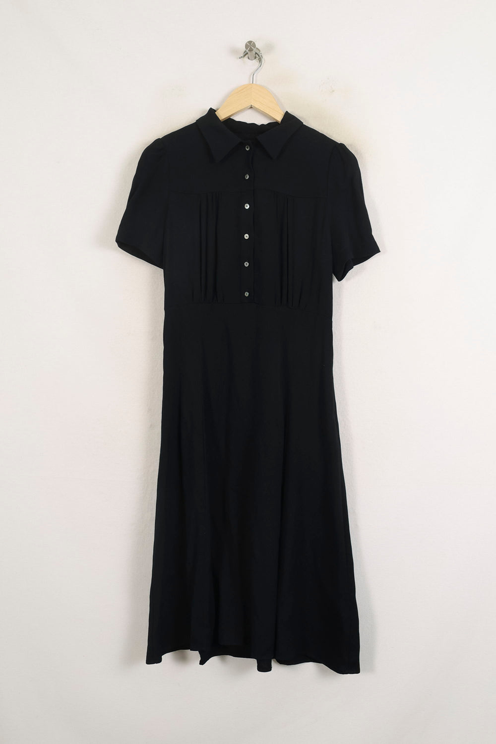 Robe Chemise Noire - Taille S/36 de la marque Ines de la Fressange Paris | PARAD76729 - Vendu par Paradigme - Image 2