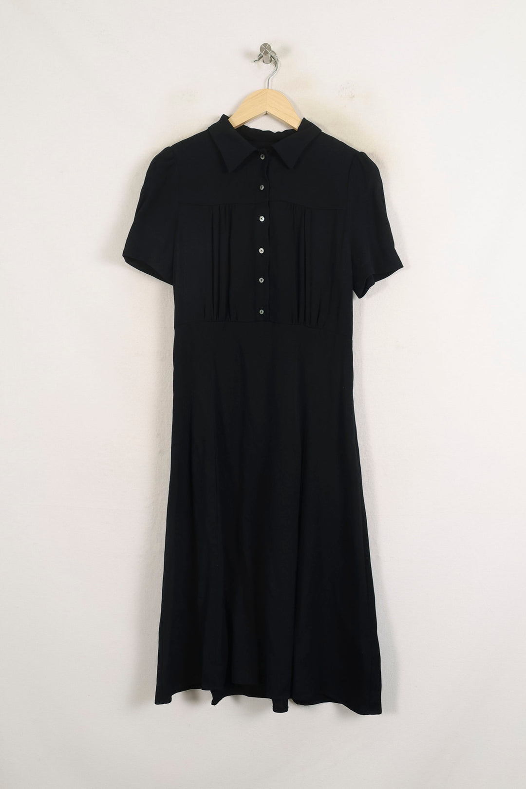 Robe Chemise Noire - Taille S/36 de la marque Ines de la Fressange Paris | PARAD76729 - Vendu par Paradigme - Image 2