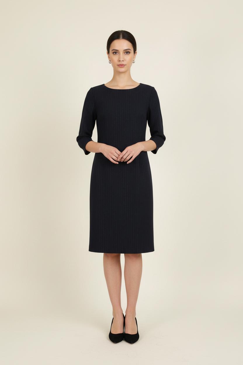 Robe Droite Bleue - Taille S/36 de la marque Ines de la Fressange Paris | PARAD76732 - Vendu par Paradigme - Image 1