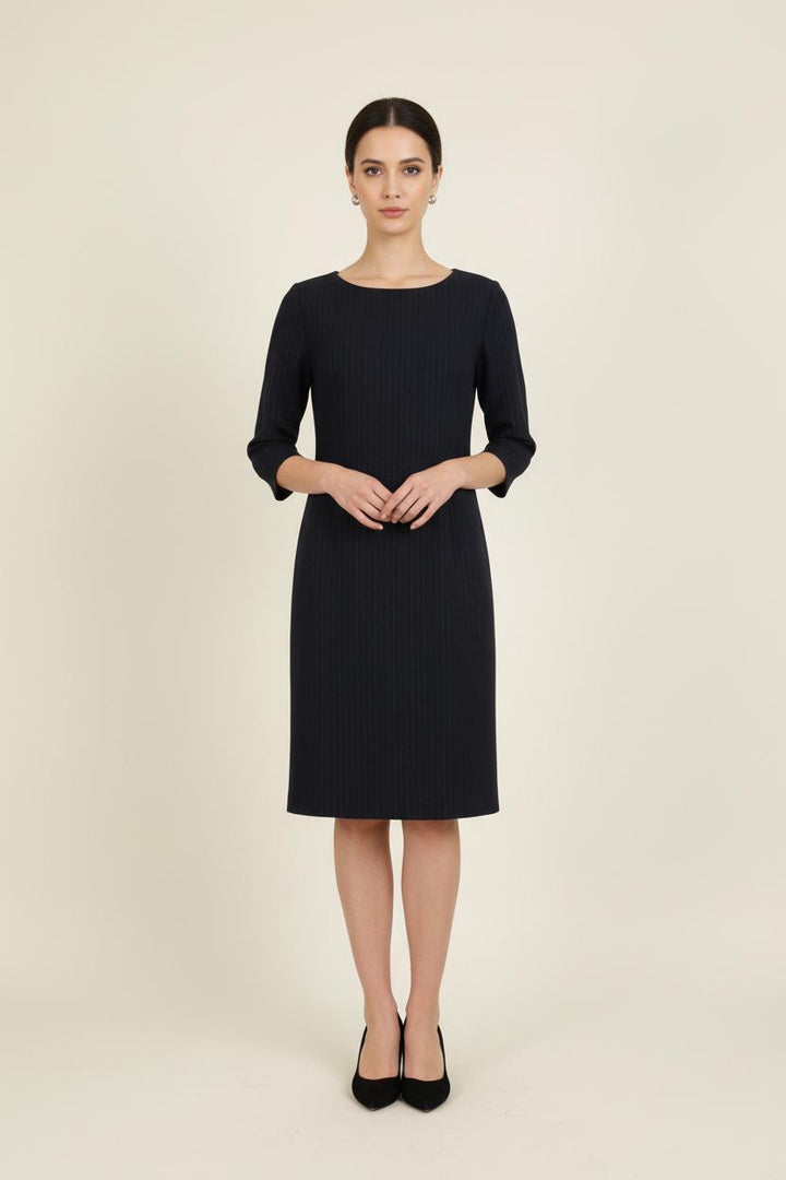Robe Droite Bleue - Taille S/36 de la marque Ines de la Fressange Paris | PARAD76732 - Vendu par Paradigme - Image 1