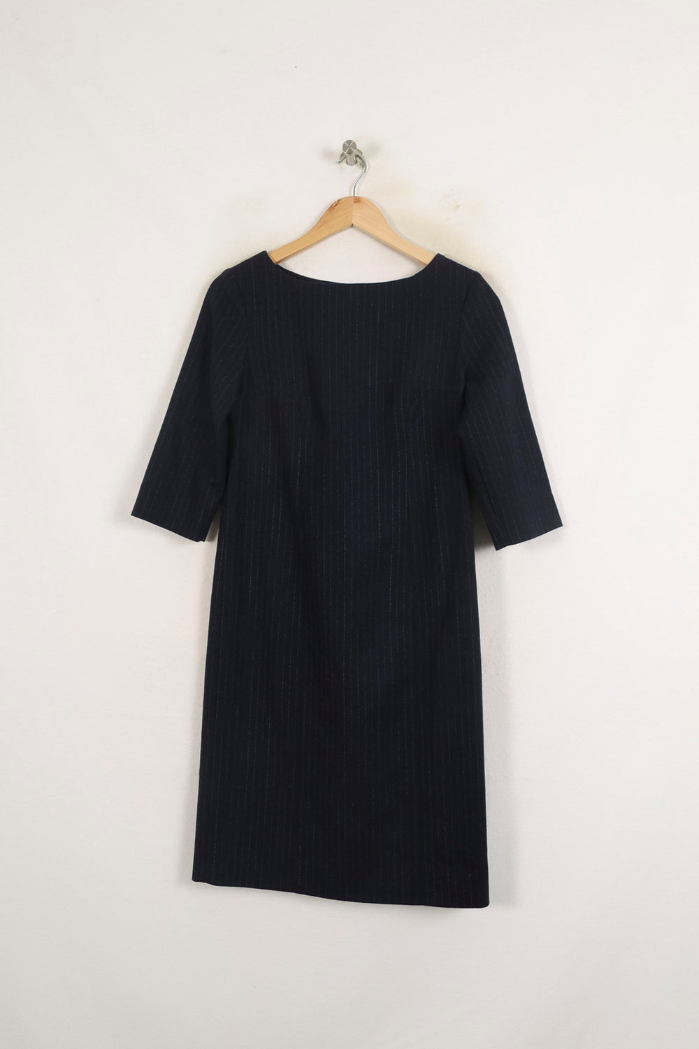 Robe Droite Bleue - Taille S/36 de la marque Ines de la Fressange Paris | PARAD76732 - Vendu par Paradigme - Image 2