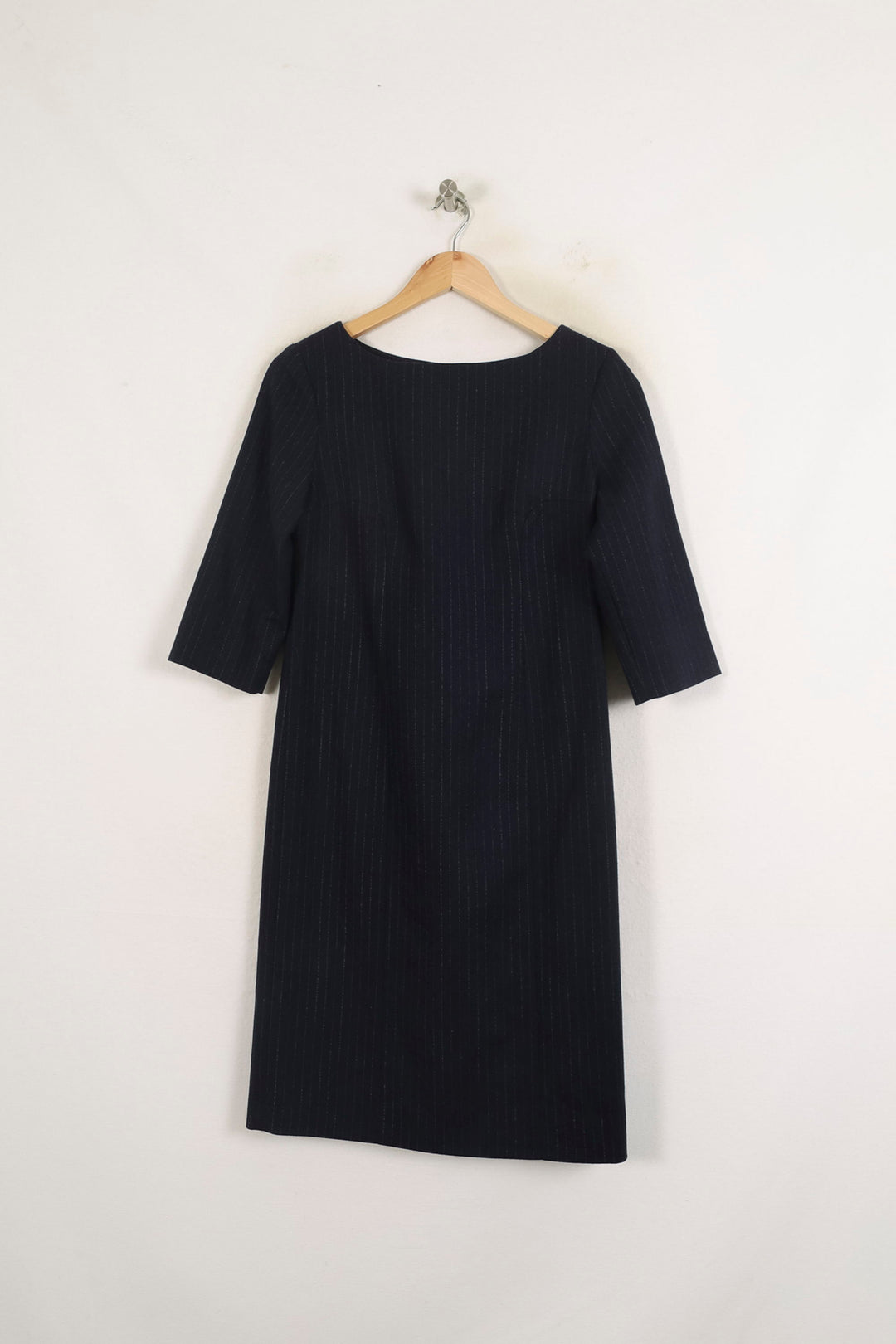 Robe Droite Bleue - Taille S/36 de la marque Ines de la Fressange Paris | PARAD76732 - Vendu par Paradigme - Image 2