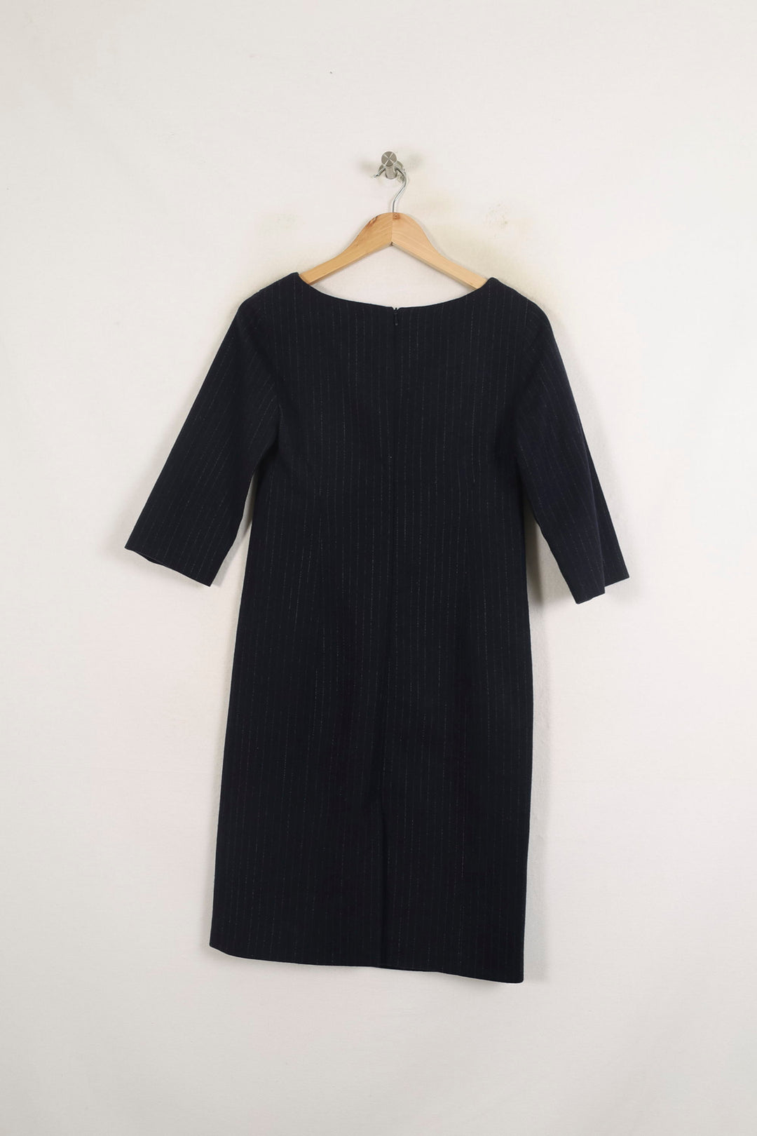 Robe Droite Bleue - Taille S/36 de la marque Ines de la Fressange Paris | PARAD76733 - Vendu par Paradigme - Image 4