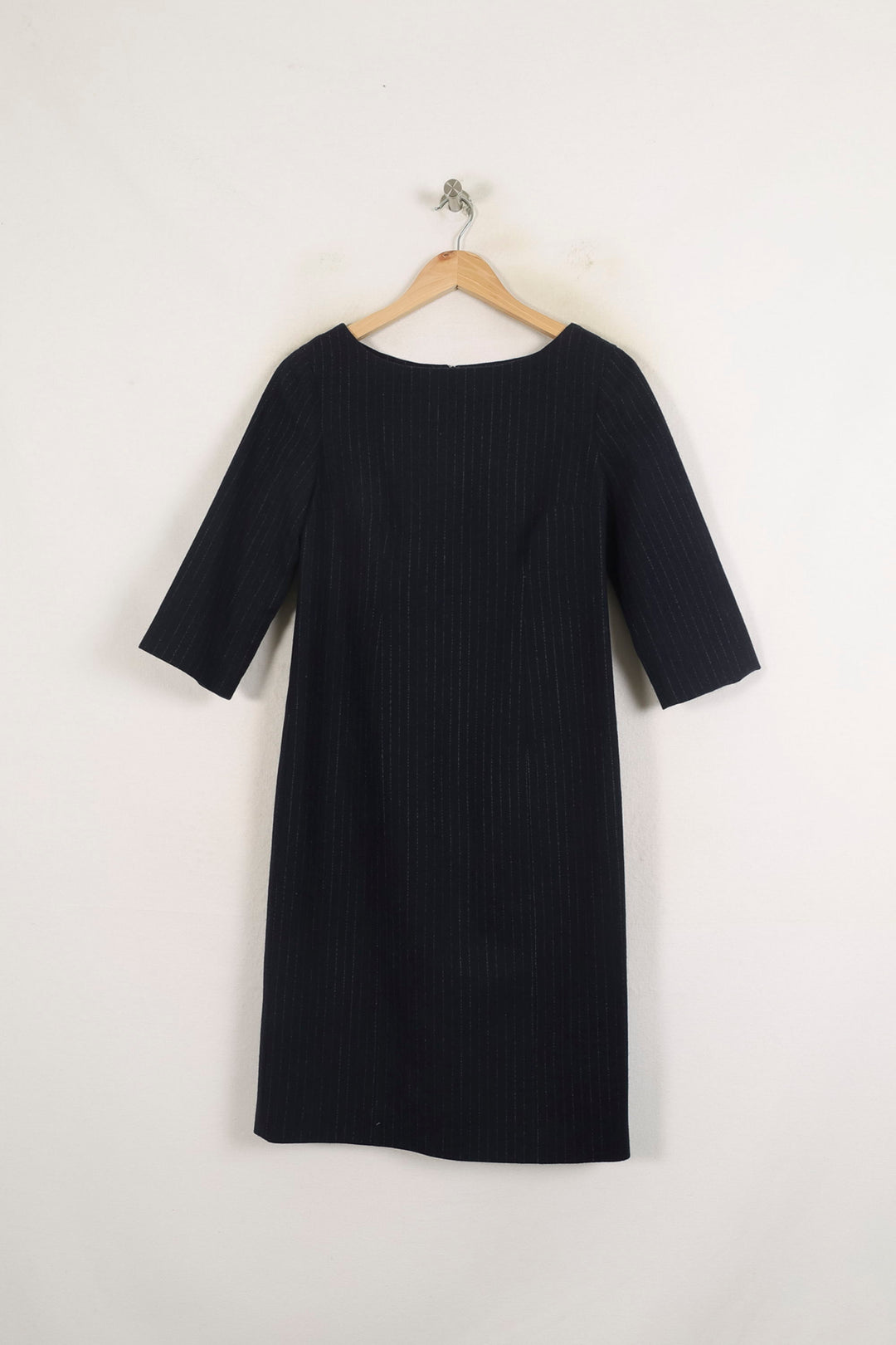 Robe Droite Bleue - Taille S/36 de la marque Ines de la Fressange Paris | PARAD76733 - Vendu par Paradigme - Image 2