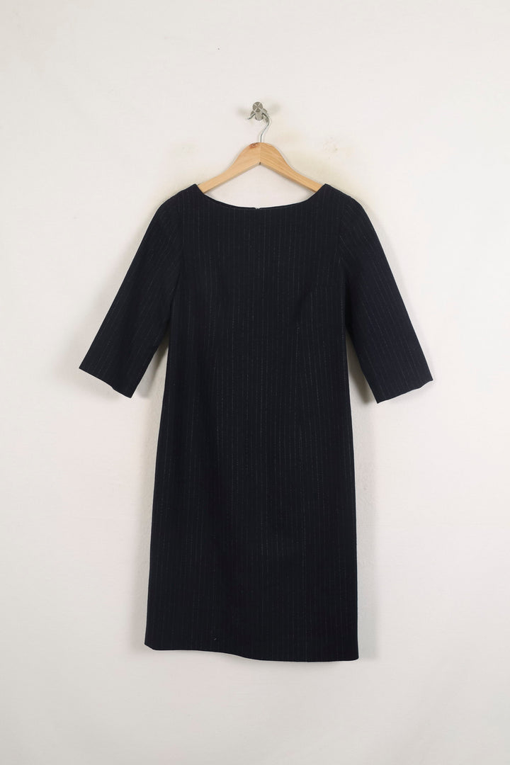 Robe Droite Bleue - Taille S/36 de la marque Ines de la Fressange Paris | PARAD76733 - Vendu par Paradigme - Image 2