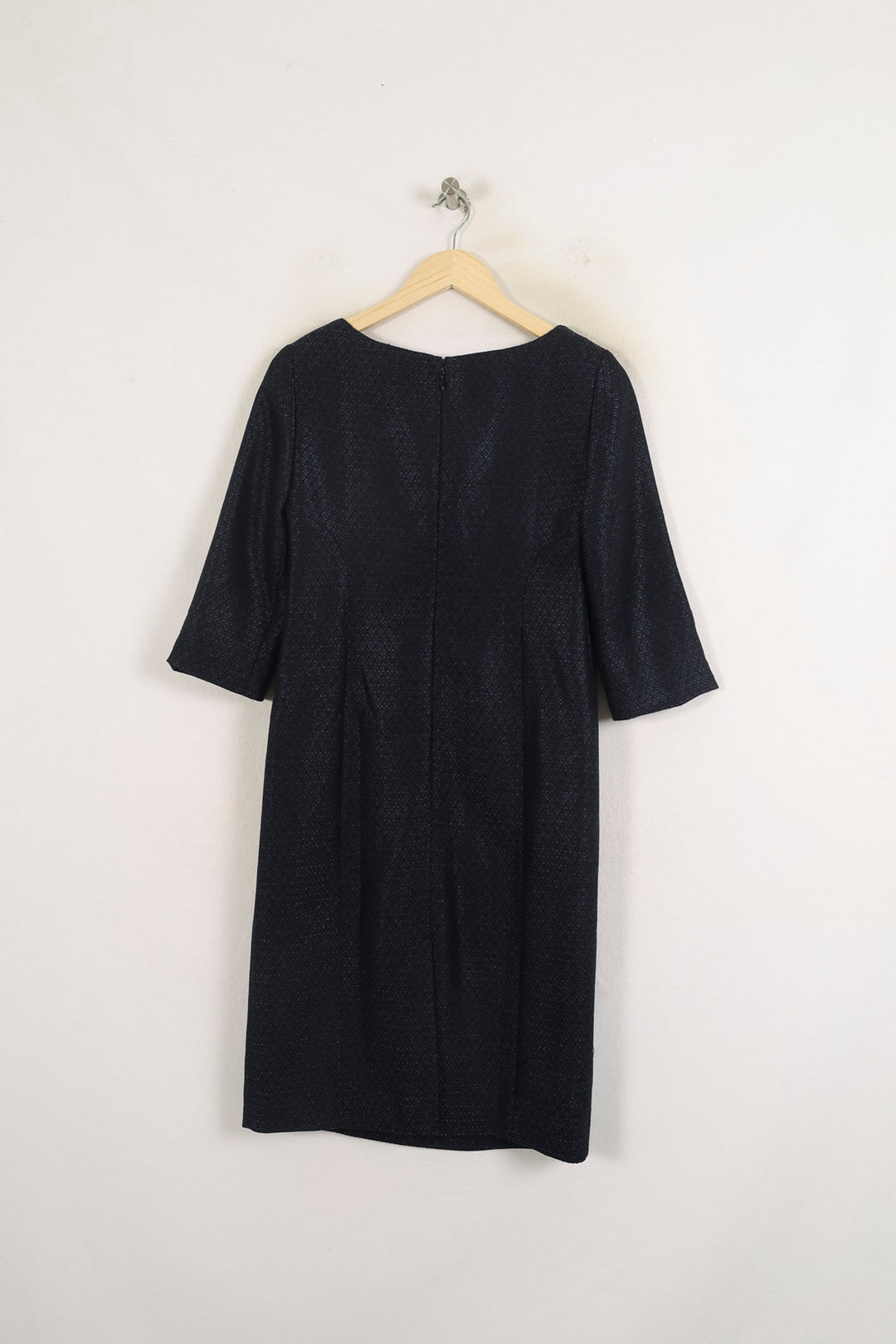 Robe Droite Bleue - Taille S/36 de la marque Ines de la Fressange Paris | PARAD76734 - Vendu par Paradigme - Image 4