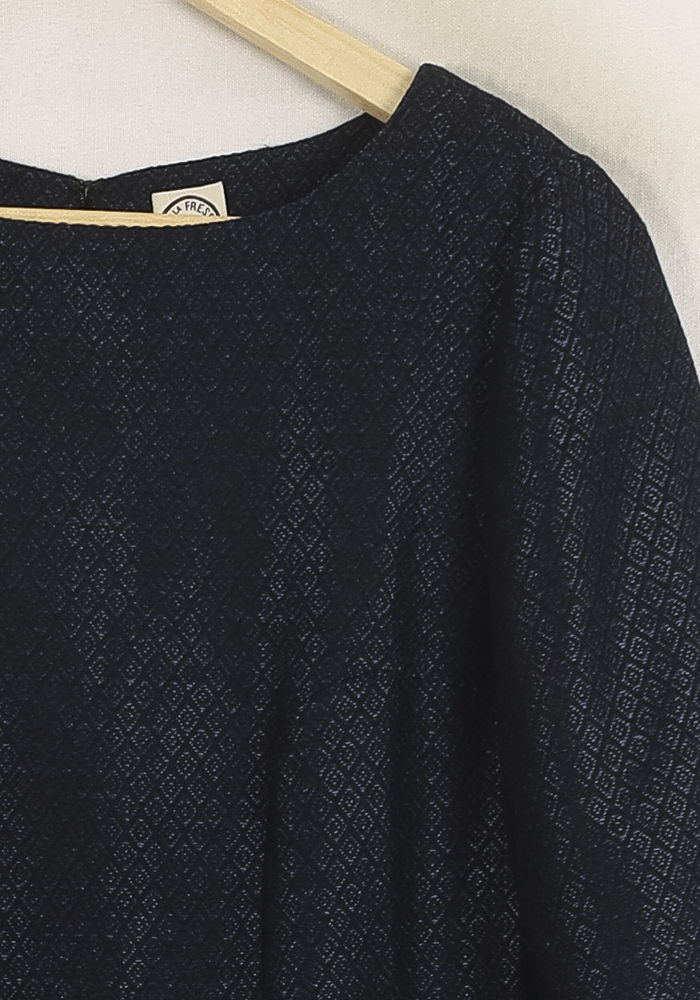 Robe Droite Bleue - Taille S/36 de la marque Ines de la Fressange Paris | PARAD76734 - Vendu par Paradigme - Image 3