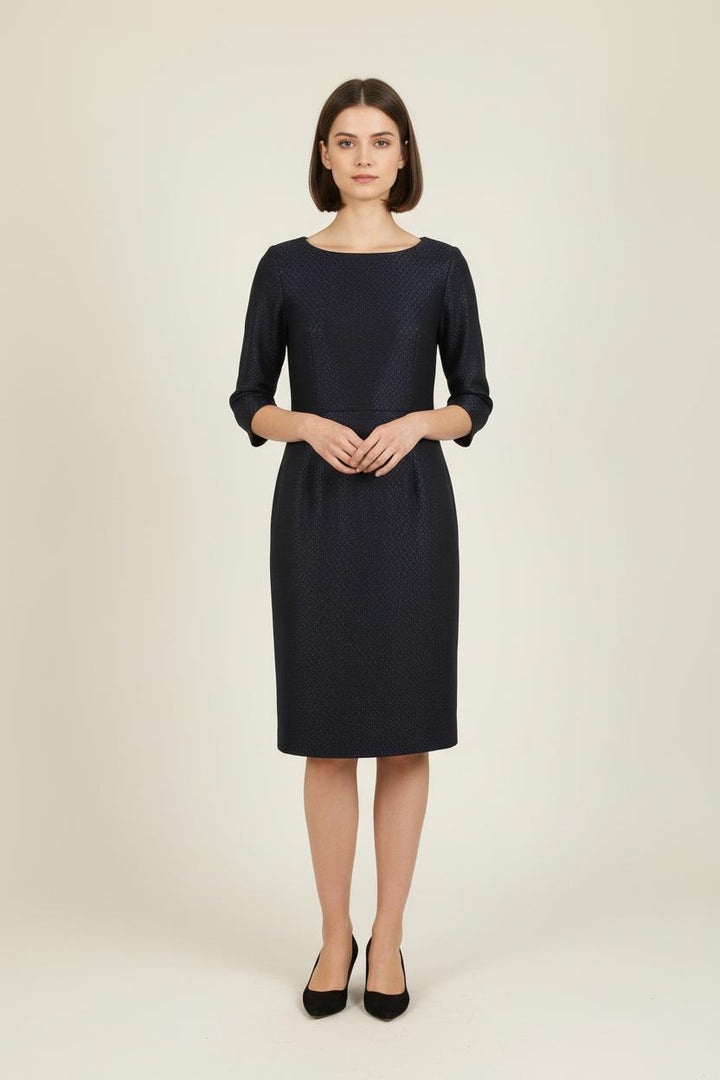 Robe Droite Bleue - Taille S/36 de la marque Ines de la Fressange Paris | PARAD76734 - Vendu par Paradigme - Image 1