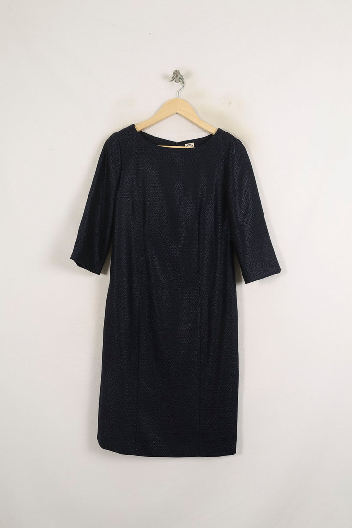 Robe Droite Bleue - Taille S/36 de la marque Ines de la Fressange Paris | PARAD76734 - Vendu par Paradigme - Image 2
