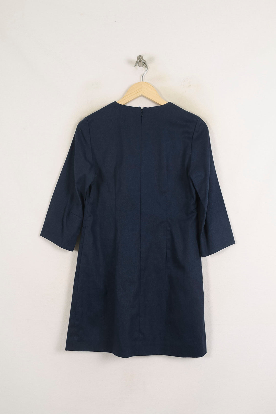 Robe Droite Bleue - Taille S/36 de la marque Ines de la Fressange Paris | PARAD76735 - Vendu par Paradigme - Image 4
