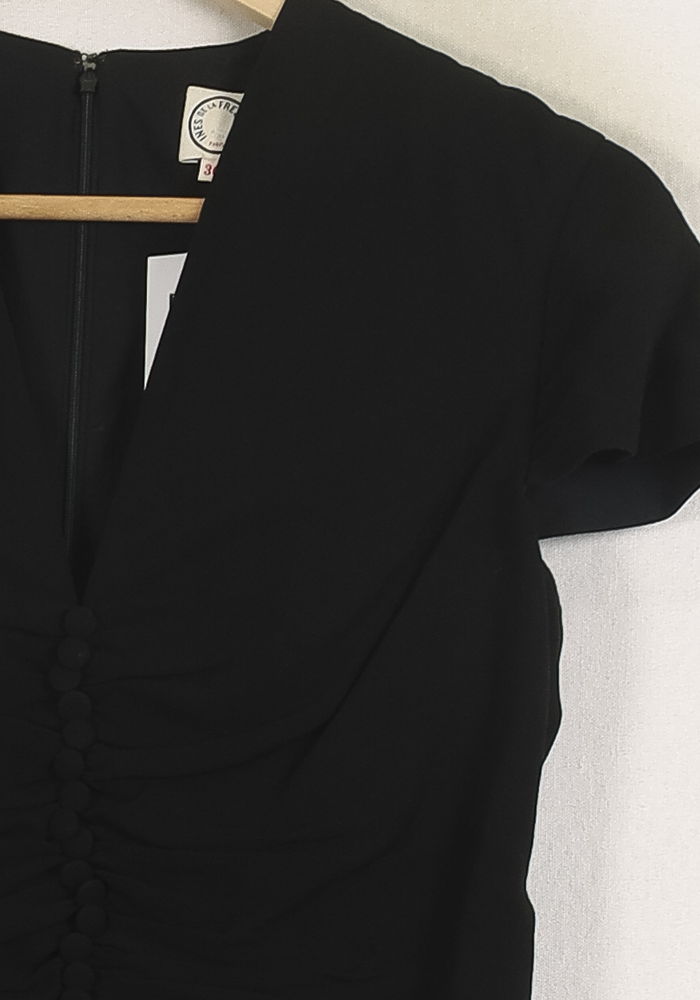 Robe Longue Noire - Taille S/36 de la marque Ines de la Fressange Paris | PARAD76736 - Vendu par Paradigme - Image 3