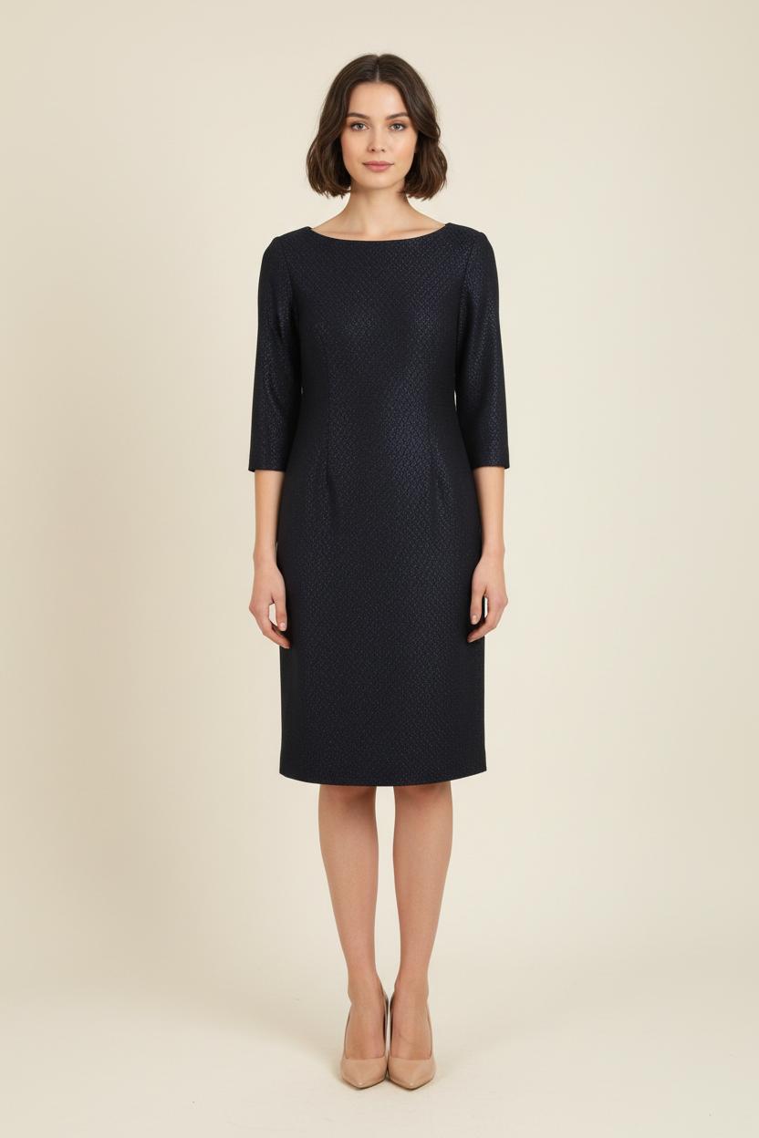 Robe Droite Bleue - Taille S/36 de la marque Ines de la Fressange Paris | PARAD76738 - Vendu par Paradigme - Image 1
