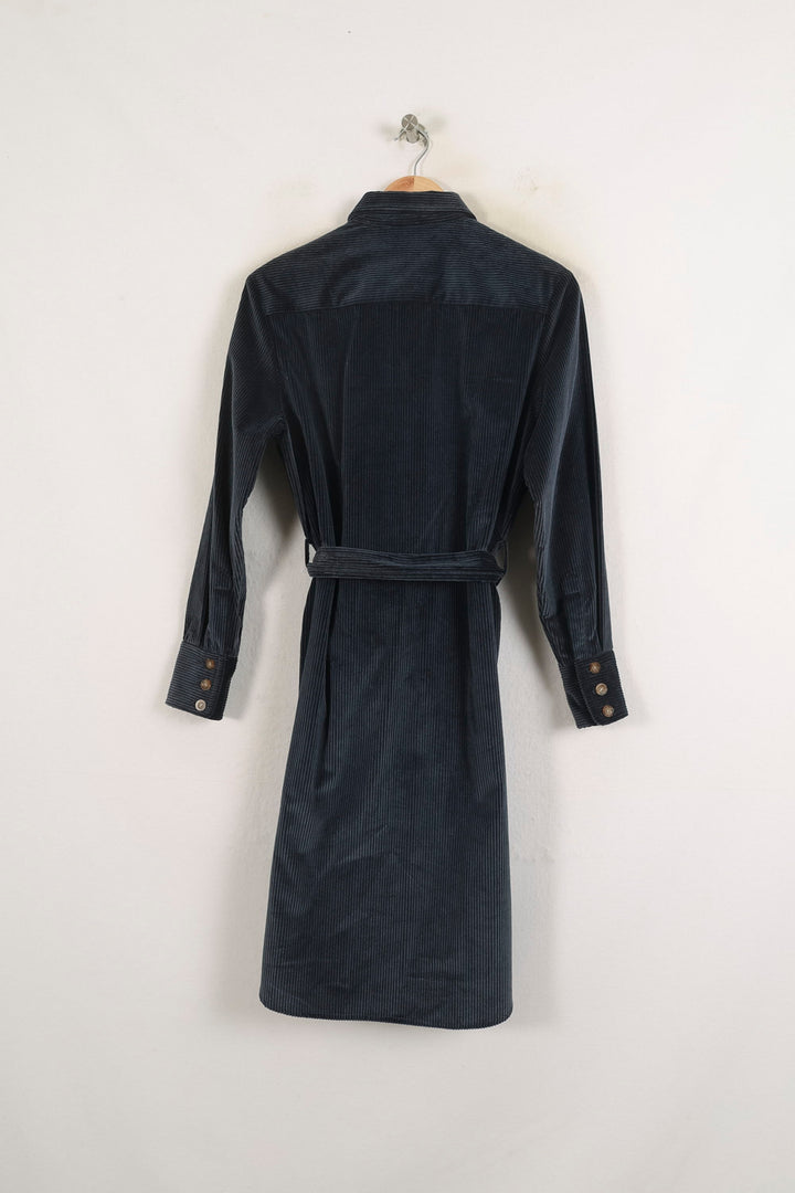 Robe Chemise Bleue - Taille S/36 de la marque Ines de la Fressange Paris | PARAD76741 - Vendu par Paradigme - Image 4