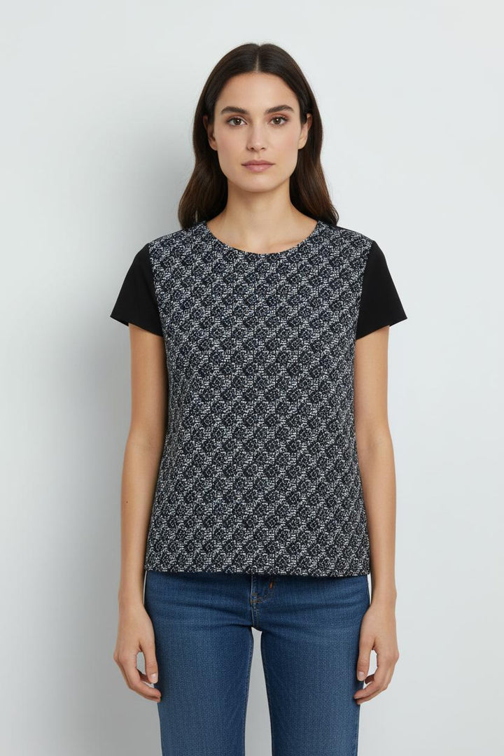 Blouse Noire et Blanche - Taille S/36 de la marque Maje | PARAD76744 - Vendu par Paradigme - Image 1