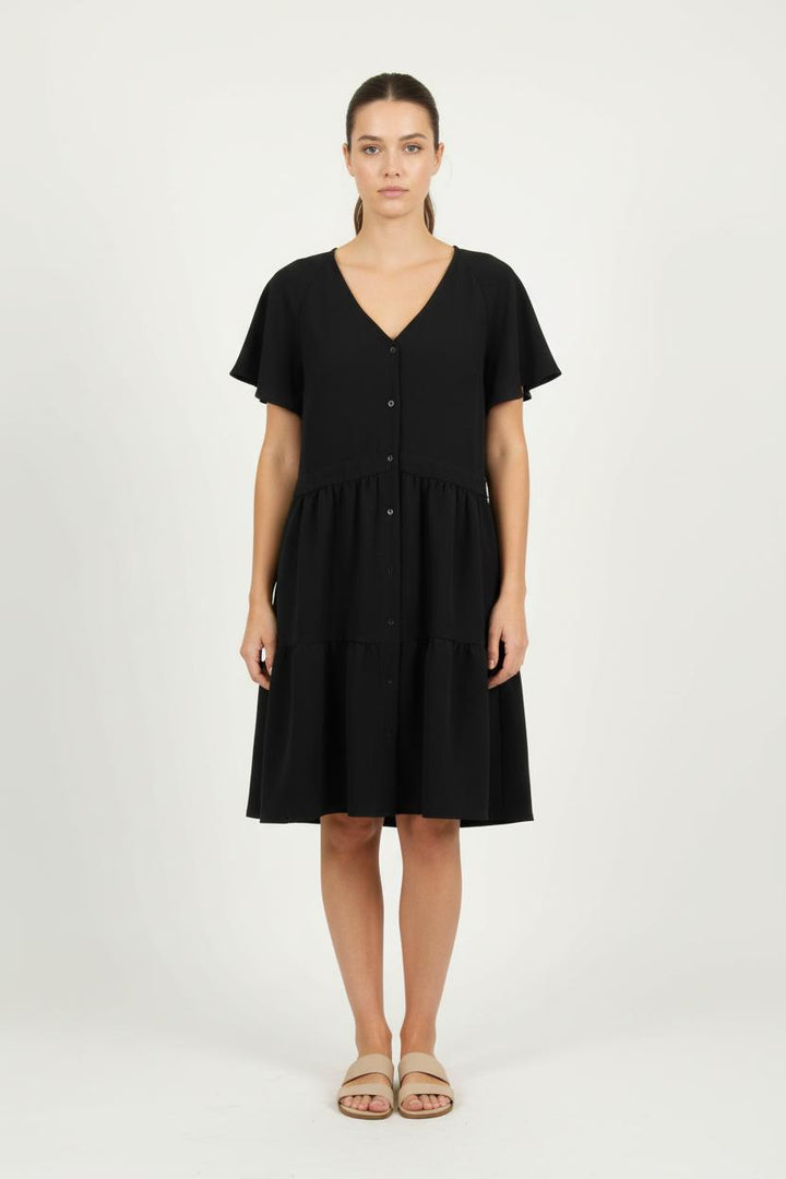 Robe Babydoll Noire - Taille XL/42 de la marque IKKS | PARAD76747 - Vendu par Paradigme - Image 1