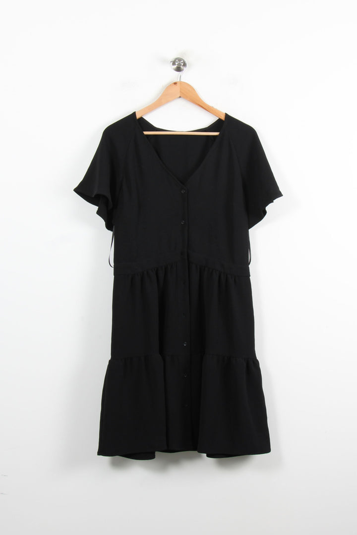 Robe Babydoll Noire - Taille XL/42 de la marque IKKS | PARAD76747 - Vendu par Paradigme - Image 2