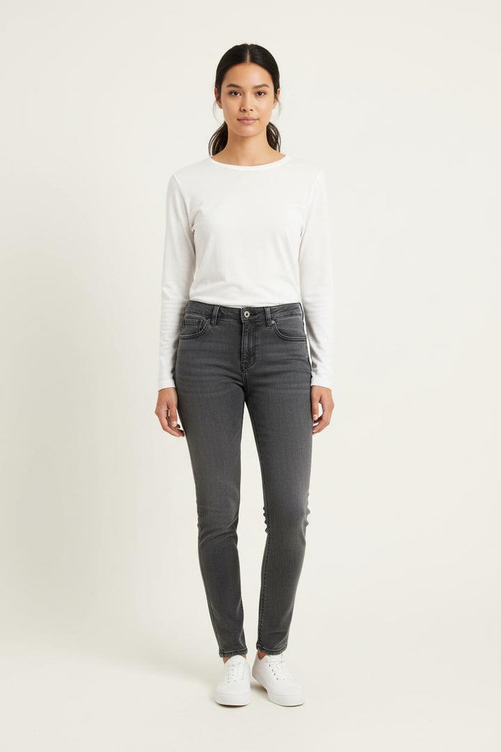 Jean Slim Gris - Taille M/38 de la marque Levi's | PARAD76749 - Vendu par Paradigme - Image 1
