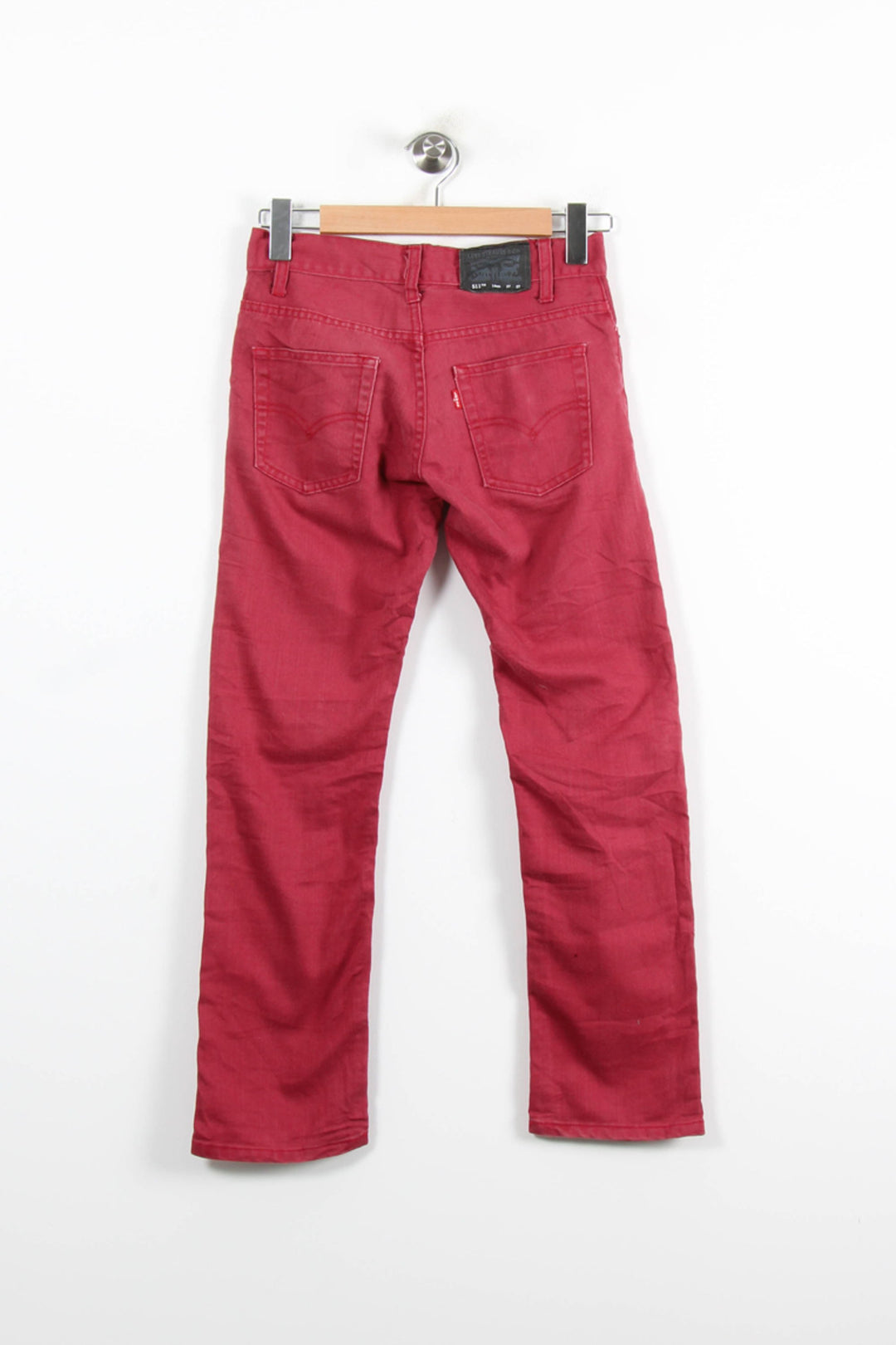Jean Slim Bordeaux - Taille S/36 de la marque Levi's | PARAD76750 - Vendu par Paradigme - Image 4