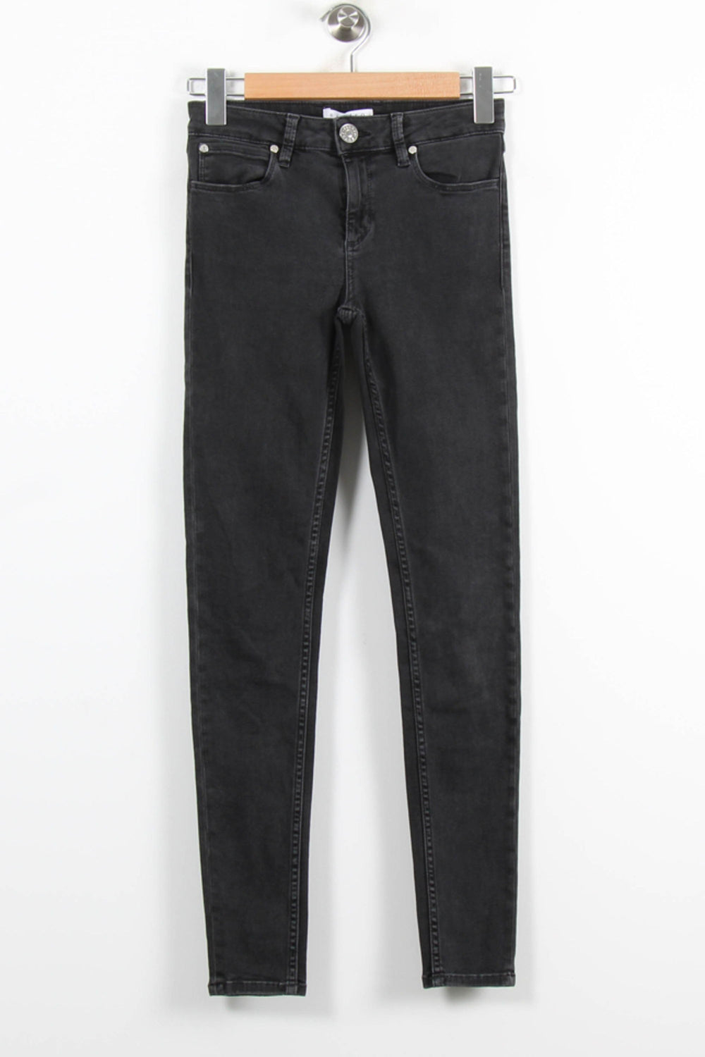 Jean Skinny Gris - Taille S/36 de la marque Sandro | PARAD76753 - Vendu par Paradigme - Image 2