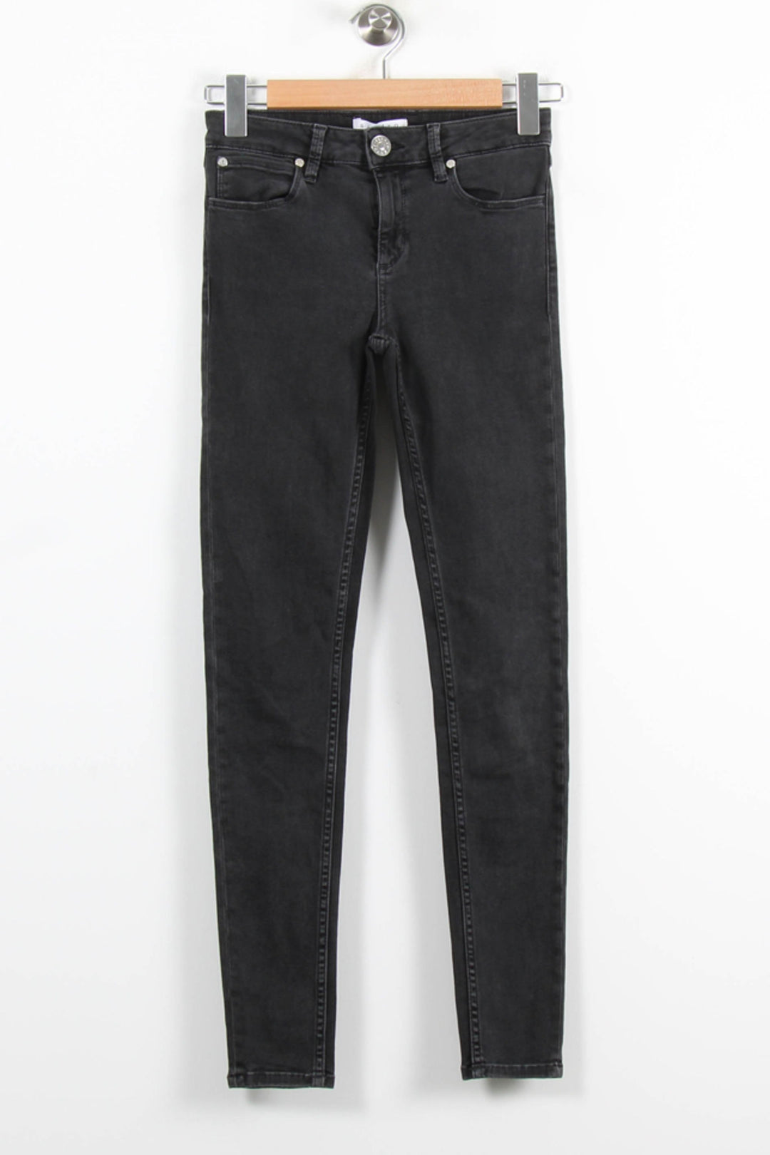 Jean Skinny Gris - Taille S/36 de la marque Sandro | PARAD76753 - Vendu par Paradigme - Image 2