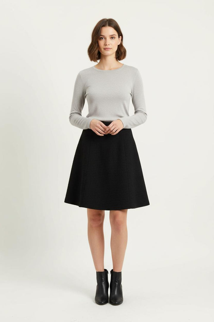 Jupe Évasée Noire - Taille M/38 de la marque Sandro | PARAD76757 - Vendu par Paradigme - Image 1
