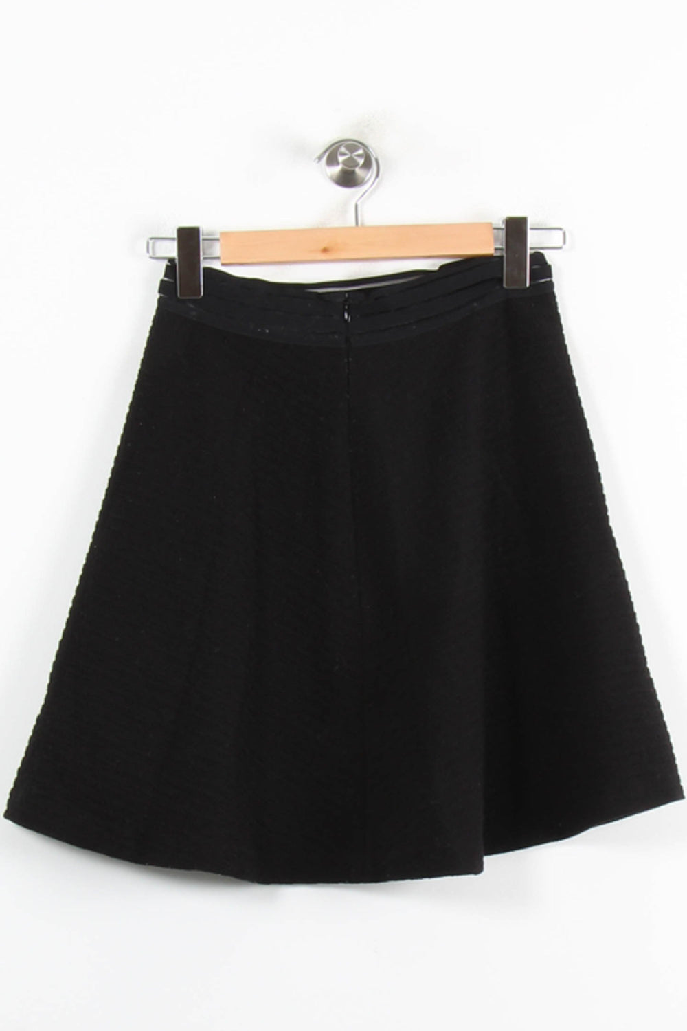 Jupe Évasée Noire - Taille M/38 de la marque Sandro | PARAD76757 - Vendu par Paradigme - Image 2