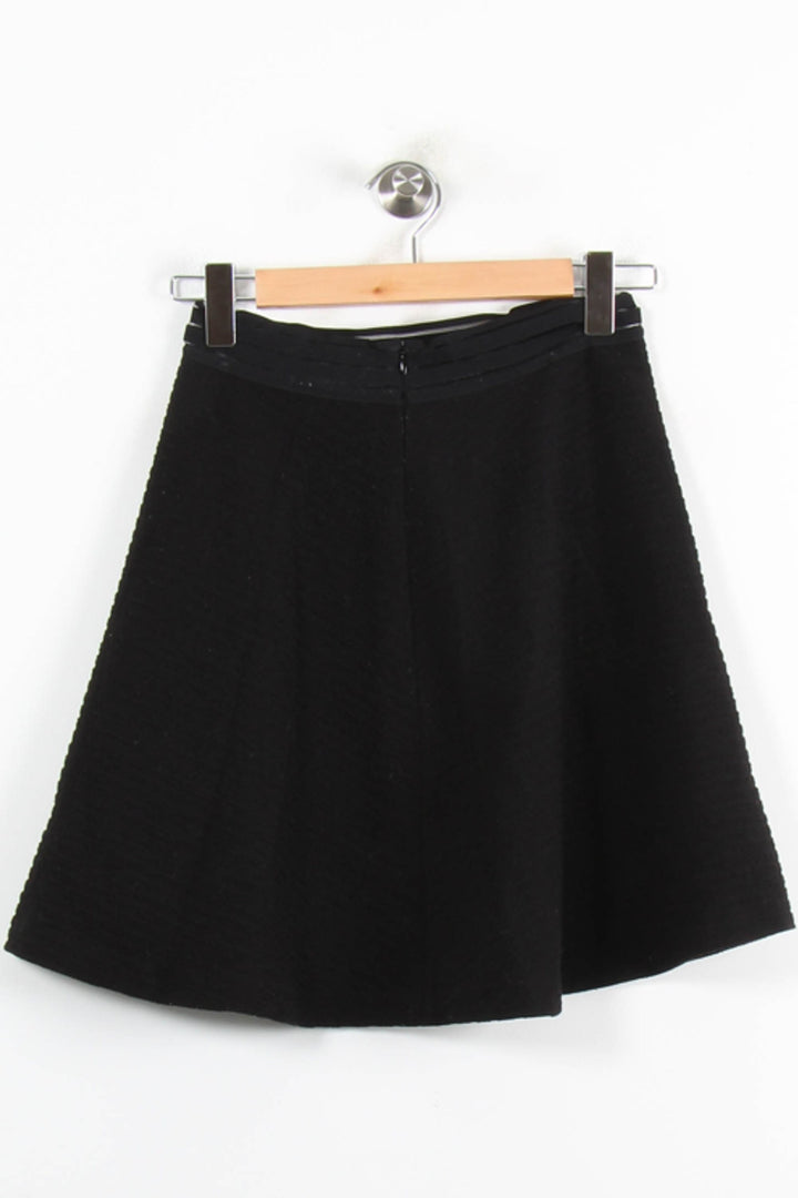 Jupe Évasée Noire - Taille M/38 de la marque Sandro | PARAD76757 - Vendu par Paradigme - Image 2