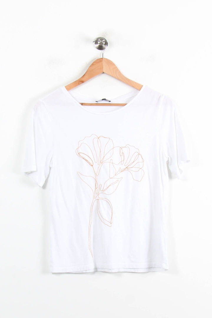 Tee-shirt Blanc - Taille XS/34 de la marque Caroll | PARAD76765 - Vendu par Paradigme - Image 2