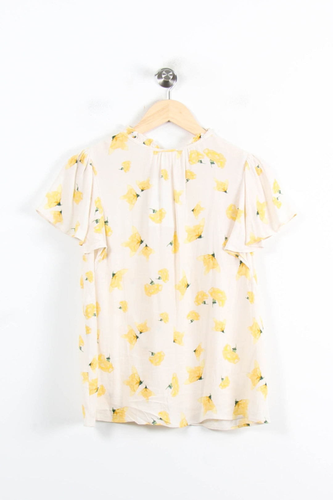 Blouse Blanche et Jaune - Taille S/36 de la marque ba&sh | PARAD76770 - Vendu par Paradigme - Image 4