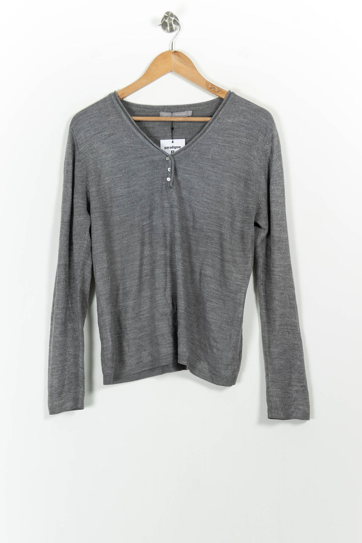 Pull Gris - Taille L/40 de la marque Galeries Lafayette | PARAD76780 - Vendu par Paradigme - Image 2
