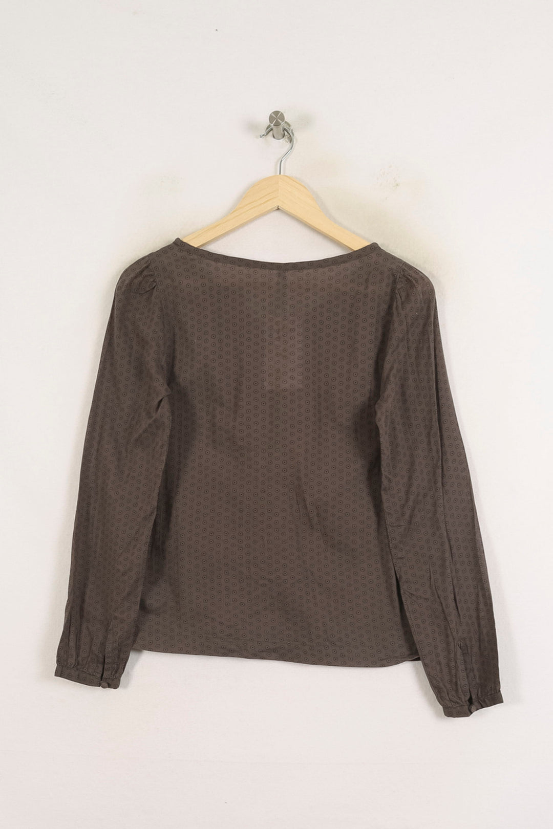 Blouse Marron - Taille S/36 de la marque Sud express | PARAD76785 - Vendu par Paradigme - Image 4