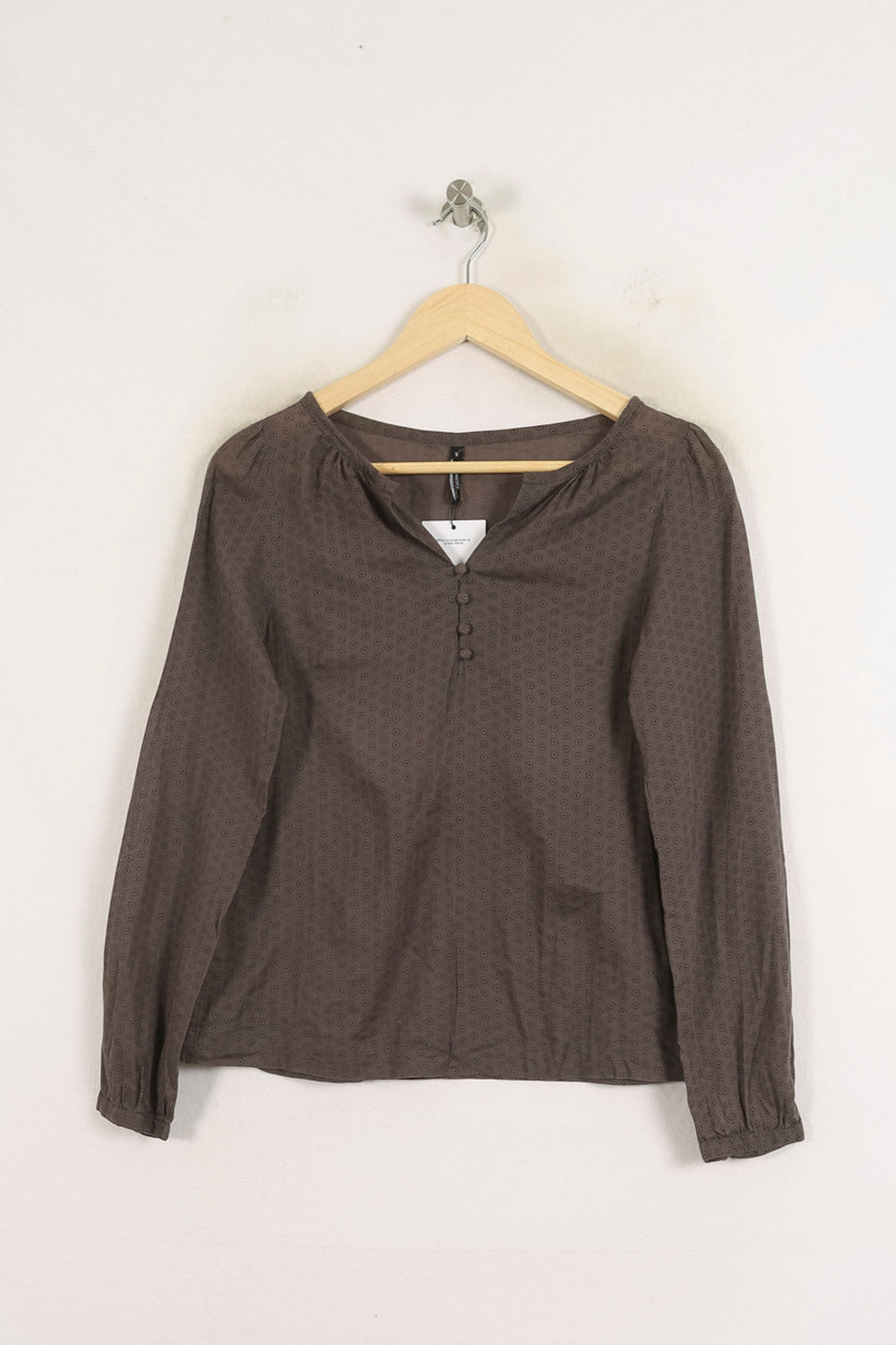 Blouse Marron - Taille S/36 de la marque Sud express | PARAD76785 - Vendu par Paradigme - Image 2