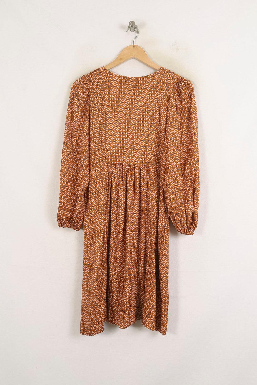 Robe Midi Marron - Taille S/36 de la marque Stella Forest | PARAD76788 - Vendu par Paradigme - Image 4
