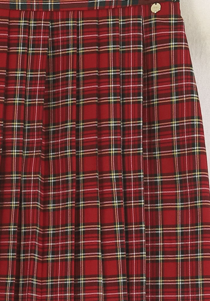 Jupe Plissée Rouge et Noir - Taille M/38 de la marque Liu Jo | PARAD76789 - Vendu par Paradigme - Image 3