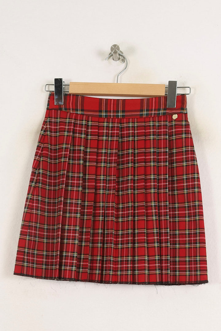 Jupe Plissée Rouge et Noir - Taille M/38 de la marque Liu Jo | PARAD76789 - Vendu par Paradigme - Image 2