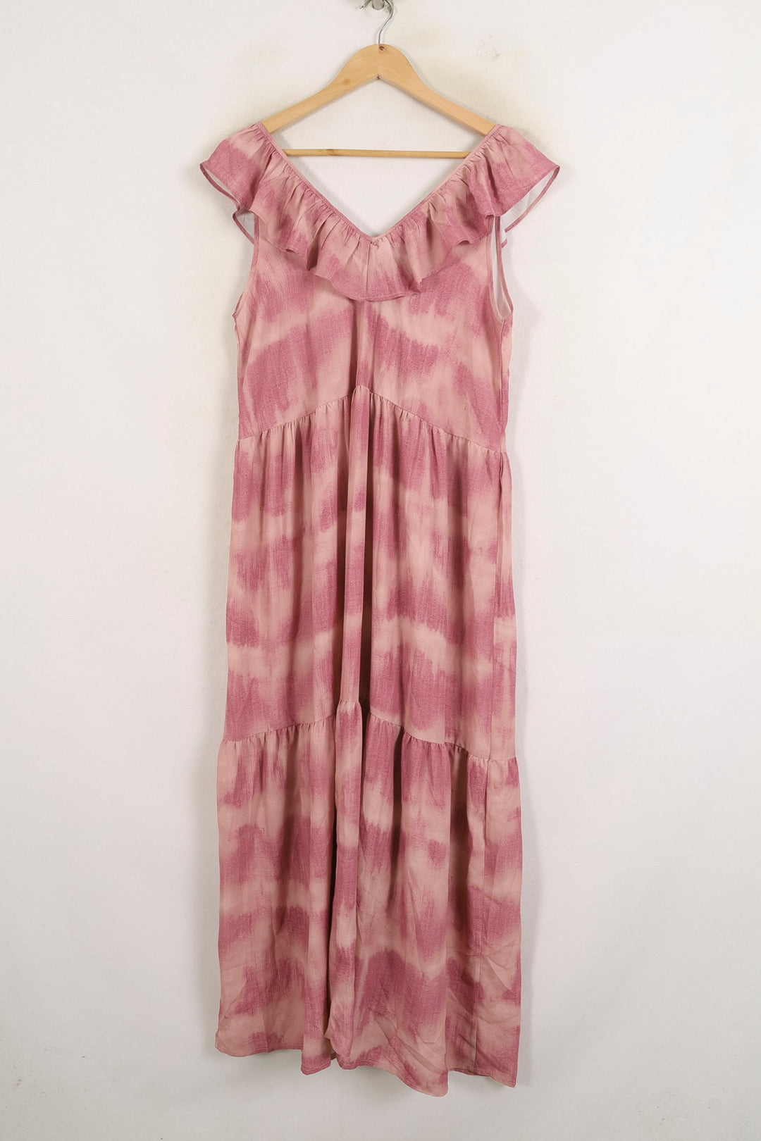 Robe Longue Rose et Beige - Taille L/40 de la marque Grace & Mila | PARAD76793 - Vendu par Paradigme - Image 4
