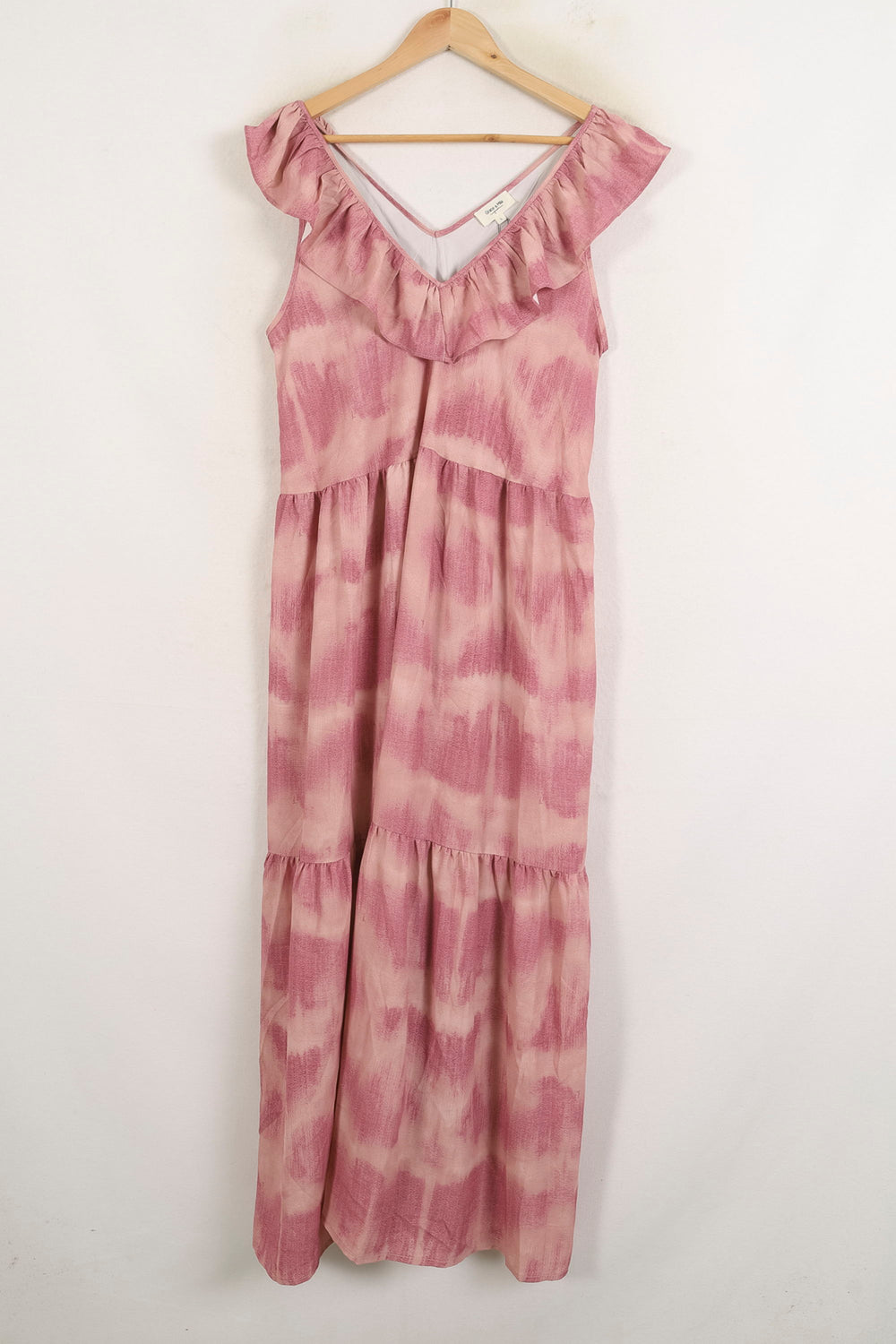 Robe Longue Rose et Beige - Taille L/40 de la marque Grace & Mila | PARAD76793 - Vendu par Paradigme - Image 2