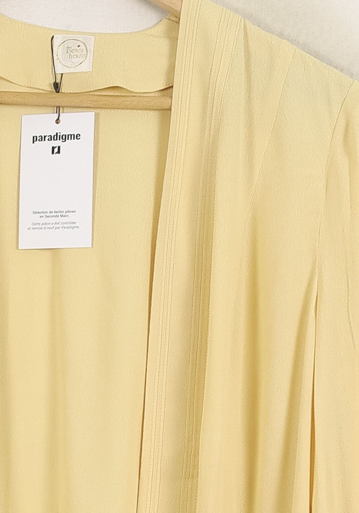 Blazer Jaune - Taille M/38 de la marque Des petits hauts | PARAD76800 - Vendu par Paradigme - Image 3
