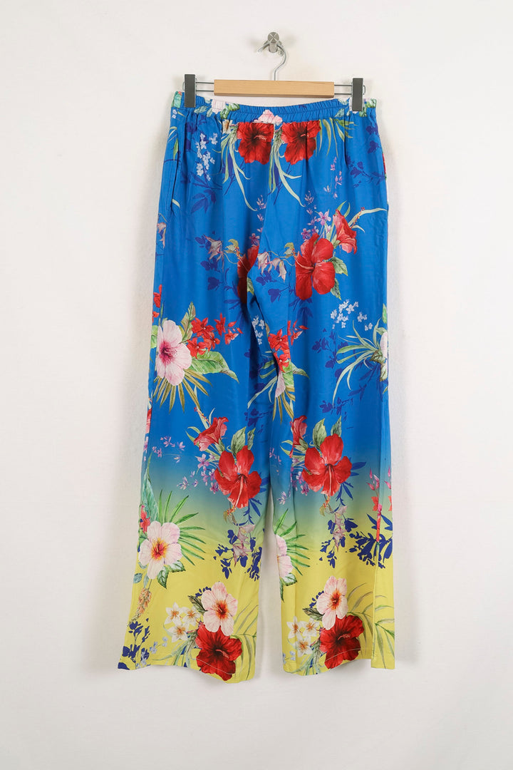 Pantalon Large Bleu et Jaune - Taille XL/42 de la marque Imprevu | PARAD76808 - Vendu par Paradigme - Image 4