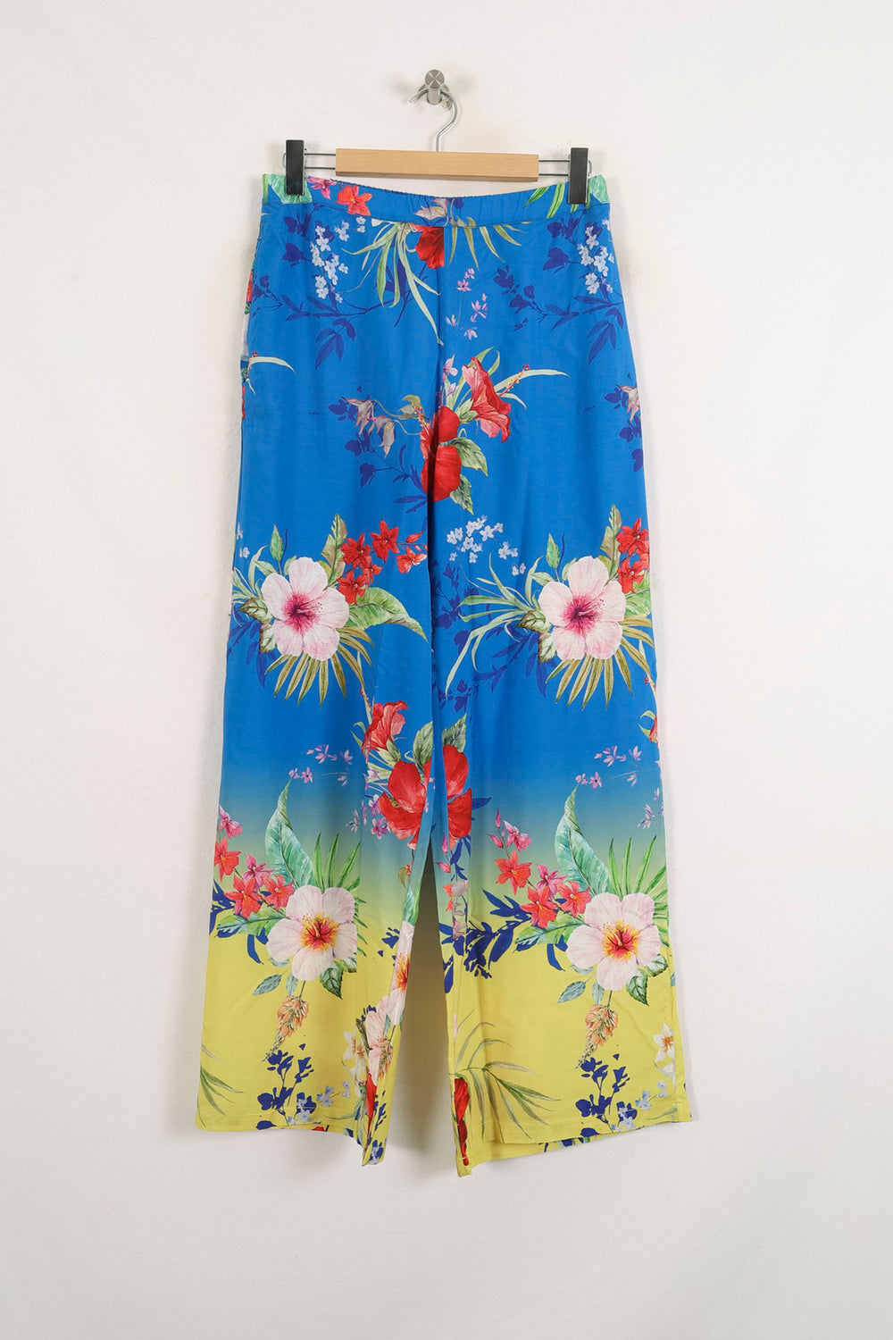 Pantalon Large Bleu et Jaune - Taille XL/42 de la marque Imprevu | PARAD76808 - Vendu par Paradigme - Image 2