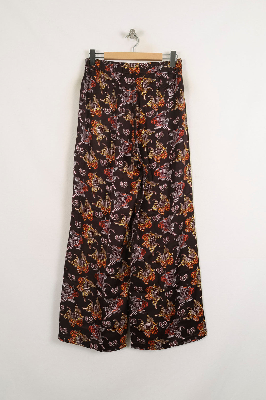 Pantalon Large Marron et Orange - Taille L/40 de la marque Imprevu | PARAD76810 - Vendu par Paradigme - Image 4