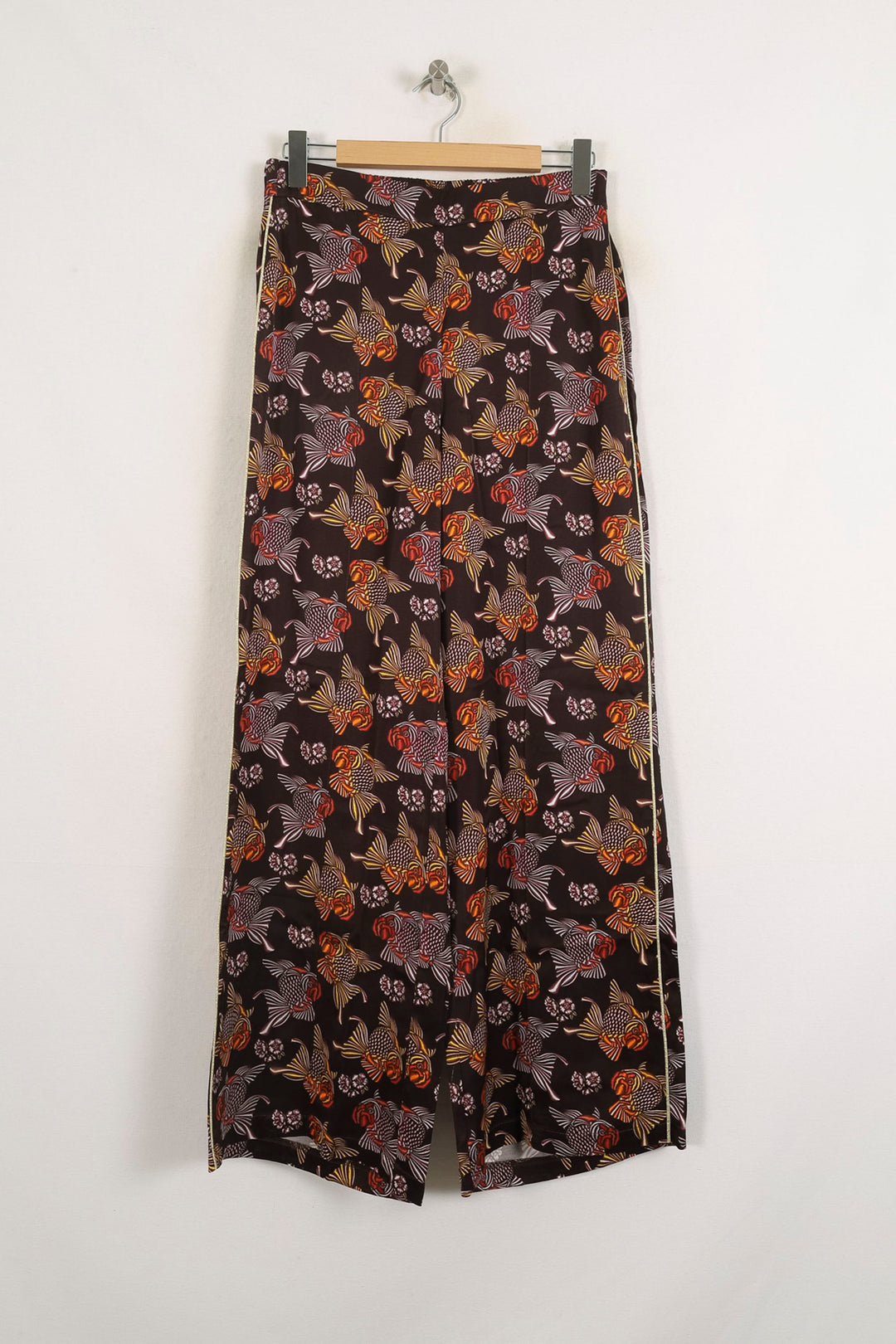 Pantalon Large Marron et Orange - Taille L/40 de la marque Imprevu | PARAD76810 - Vendu par Paradigme - Image 2