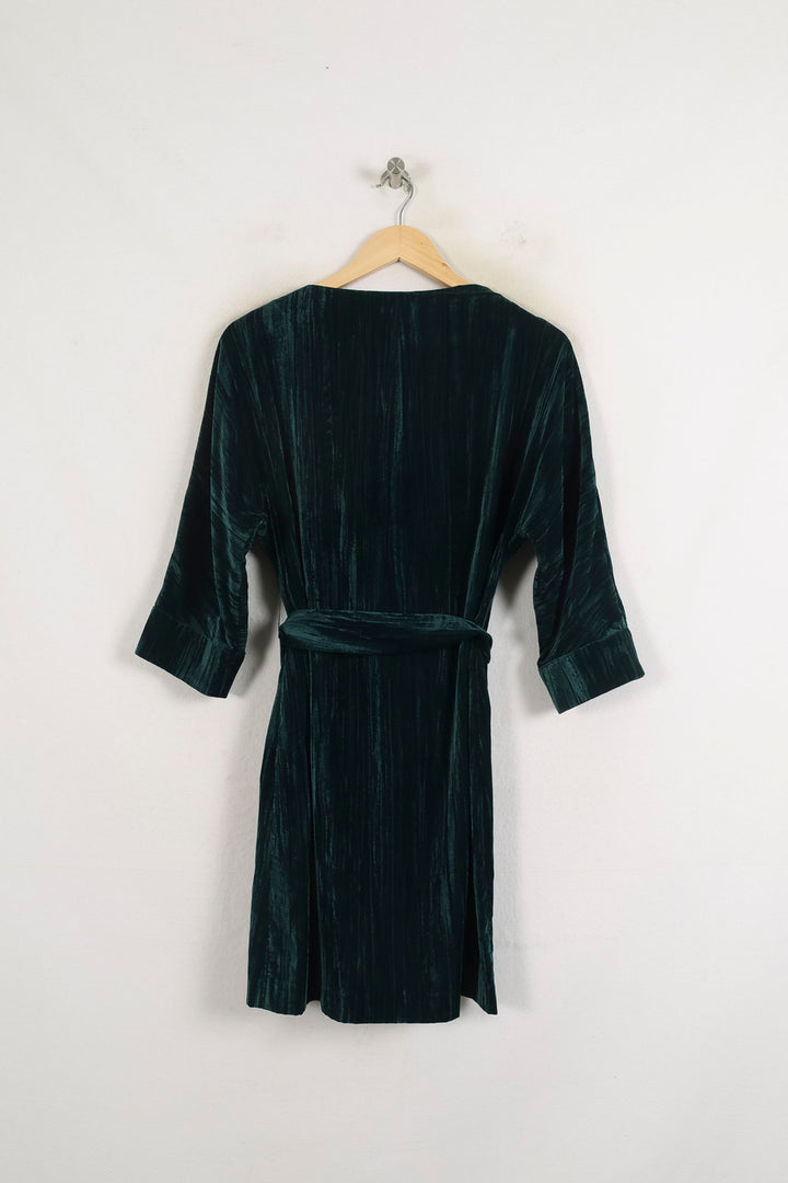 Robe Droite Verte - Taille S/36 de la marque Claudie Pierlot | PARAD76811 - Vendu par Paradigme - Image 4