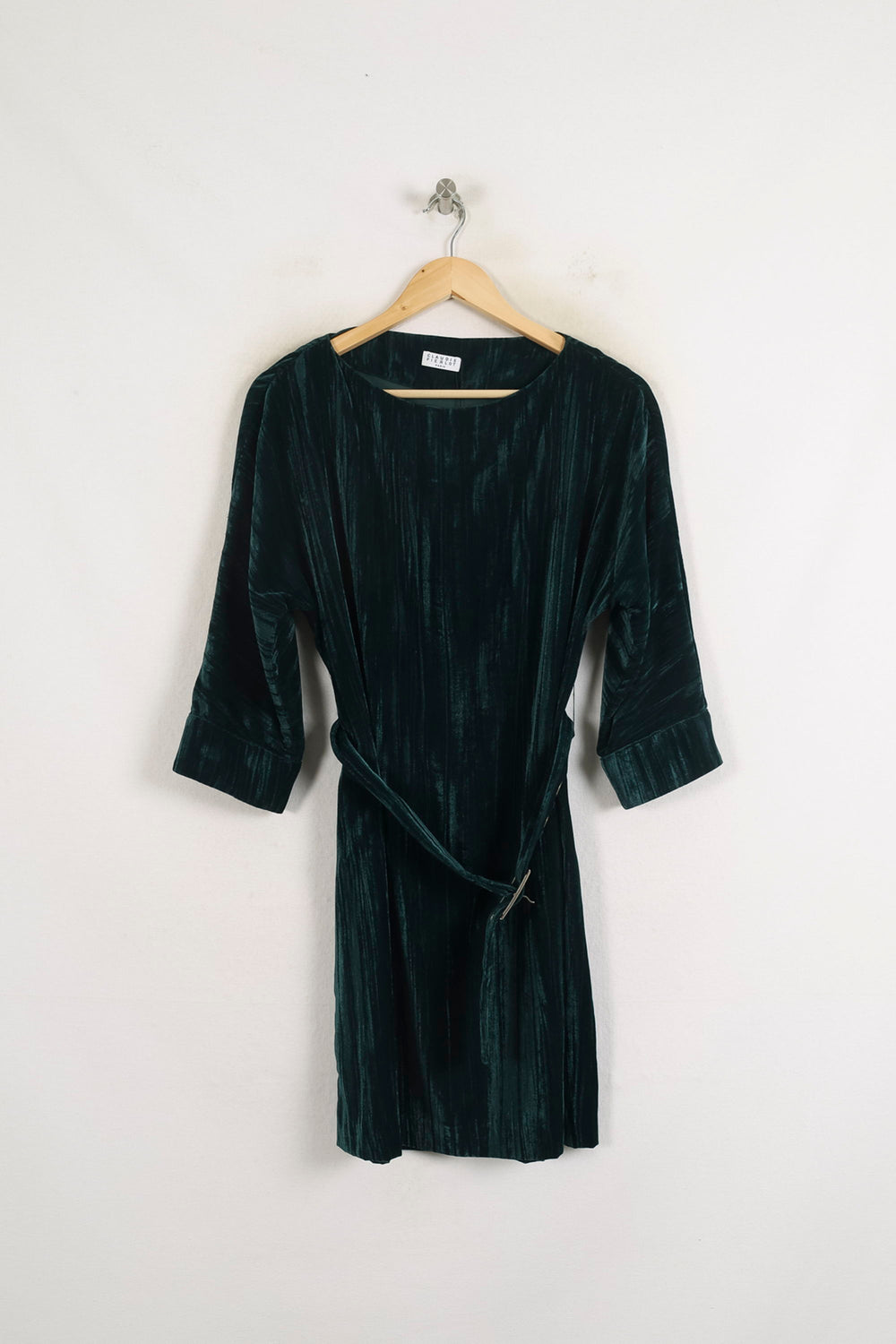 Robe Droite Verte - Taille S/36 de la marque Claudie Pierlot | PARAD76811 - Vendu par Paradigme - Image 2