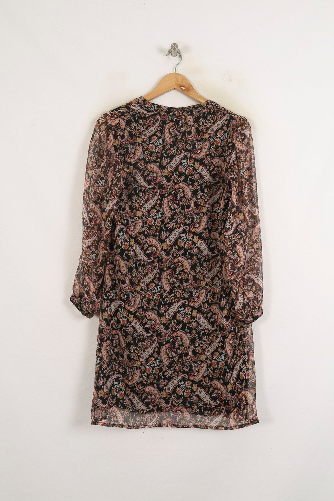 Robe Noire et Rose - Taille S/36 de la marque La Fée Maraboutée | PARAD76815 - Vendu par Paradigme - Image 4